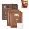 YIBABY Barba e baffi, colore barba, tintura per capelli, per uomini, colore temporaneo, facile da usare, tinture per barba I copertura grigia (#03 marrone chiaro, 10 confezioni)