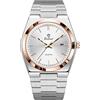 MASTOP Orologi da uomo alla moda Business Watch Data in acciaio inossidabile stile di lusso luminoso al quarzo impermeabile display analogico maschile orologio da polso Glow-in-The Dark orologio da