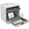 Lightakai Mini lavastoviglie, lavastoviglie da tavolo, lavastoviglie piccola fino a | 46 x 39 x 43 cm, 800 W, lavastoviglie portatile da campeggio, per appartamenti, dormitori e camper