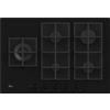 Hoover HVG7WL4WC5B H-Hob 500 GAS ON GLASS - Piano Cottura 5 Fuochi Gas 75 cm Vetro Temperato Nero