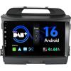 BXLIYER SXAUTO 『Built-in DAB』 Android 16 IPS Autoradio Per Kia Sportage (2010-2015) - Senza fili CarPlay/Android Auto - 4G+64G - LED Camera + MIC - Fast-boot Volante 360-CAM - 2 Din 9 Pollici