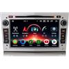 Erisin 7 8-Core 4GB+64GB Android 14 Autoradio GPS Navigatore per Opel Corsa D Zafira B Astra H Corsa C Tigra Twintop Vectra Signum Meriva CarPlay Android Auto WiFi DSP DAB+ USB RDS CD IPS Schermo SWC