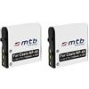 mtb more energy 2x Batteria NP-40 per Casio Exilim EX-FC.. / P.. / Z.. + vedi lista!