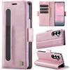 Sojlecyu Custodia a Libro Pelle per Samsung Galaxy Z Fold 8 Ultra RFID,Rosa | Blocco RFID, Portafoglio con Slot PortaCarte, Funzione Supporto Pieghevole, Protezione Antiurto TPU, Pelle PU Premium