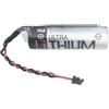 Aousavo Batteria di ricambio ER6V/3.6V 2000mAh compatibile con sistema M70 M60 ER6VC119A ER6V119B programmabile Logic Controller con Black Plug