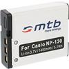 mtb more energy Batteria NP-130 per Casio Exilim EX-H30, H35, ZR100, ZR200, ZR300, ZR310, ZR320