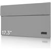 ARZOPA Custodie PC 17.3 Pollici Portatile, Borsa Porta Computer Impermeabile per Uomo Donna, Laptop Tablet Monitor Custodia per MACBOOK HP, Dell, Lenovo, Asus Notebook, 15,6/14/13, Pieghevole, Grigio