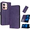 PanXCase Cover Libro per Xiaomi Redmi 17C 5G | Custodia Wallet in Pelle PU, Funzione Supporto, 3 Scomparti Portacarte, Chiusura Magnetica, Case Antiurto, Purple