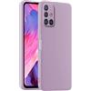 HULLIN Custodia per Telefono in Silicone Colorato, Adatta per Samsung Galaxy A51 4G (6.5) - Erba Viola