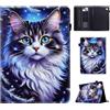 Vaitasy Custodia per Lenovo Tab M10 Plus (3rd Gen) 10.6 Pollici 2022 | Supporto Funzione Custodia con Flip Magnetico Cover per M10 Plus 3rd Generazione - Chat tigré
