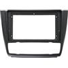 ZDYPLKMB Auto Plancia Telaio Adatto per BMW Serie 1 E81 E82 E87 E88 2008-2012 Fasce per autoradio Installazione cruscotto Pannello 2 DIN