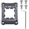 Create idea Supporto CPU AM5 Telaio di Contatto Anti-flessione AM5 con 4 Viti E 1 Cacciavite Telaio di Fissaggio Anti-flessione Correttivo 75x56mm/ 2,95x2,2 Pollici Nero