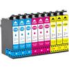 Yongairuink T1302-T1304 Cartucce per Eps T1302 T1303 T1304 per Stylus SX525WD SX535WD SX620FW Office B42WD BX925FWD BX635FWD Workforce WF-3520DWF WF-7525 WF-7015 (3C 3M 3YY) )