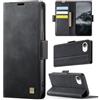 Sojlecyu Custodia a Libro Pelle per iPhone 16e Portacarte Magnetica, Nero | Blocco RFID, Portafoglio con Slot PortaCarte, Funzione Supporto Pieghevole, Protezione Antiurto TPU, Pelle PU Premium