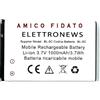 Generico Batteria per Brondi Amico Fidato, capacità 1000mAh, batteria con prestazioni e capacità pari all'originale, Amico Fidato BL-5C