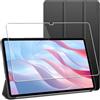 ebestStar - Cover per Honor Pad X9, Custodia Silicone Protezione Flip Magnetica, Slim Case Sottile, Nero + Vetro Temperato