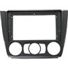ZDYPLKMB Auto Plancia Telaio Adatto per BMW Serie 1 E81 E82 E87 E88 2008-2012 Fasce per autoradio Installazione cruscotto Pannello 2 DIN
