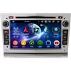 Erisin 8-Core Android 14 4GB+64GB DVD Autoradio GPS Navigatore per Opel Antara Astra Corsa C/D Vectra Meriva Signum Vivaro Zafira Combo 7 Bluetooth 5.0 CarPlay Android Auto WiFi 4G DSP RDS CANbus