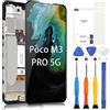 ARSSLY LCD Display per Xiaomi Poco M3 PRO 5G M2103K19PG M2103K19PY M2103K19PI 6,5 Sostituzione Schermo Touchscreen Digitazer Ricambio Assembly con Strumenti (Nero con Cornice)
