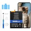 Elephantstory Batteria per Samsung Galaxy A53 5G SM-A536B | 5000mAh Alta Capacità Batteria ai Polimeri di Litio EB-BA336ABY, con Kit di Strumenti di Riparazione