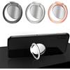 TIANNAIT 3 Pcs Supporto Per Anello Del Telefono, Supporto Per Smartphone, Supporto Per Anello Girevole A 360 Gradi, Supporto Pigro, Accessori Per Telefono, Unisex (Nero + Argento + Oro Rosa)