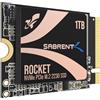 SABRENT SSD 1TB, SSD Interno, SSD NVMe PCIe 4.0 M.2 2230, Gen 4, 4750 MB/s, Compatibile con Steam Deck, ROG Ally, Surface Pro, PC, NUCs e Laptop, fino a 800.000 IOPS, Rocket 2230 (SB-2130-1TB)