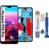 It'Go Display per Huawei P20 Pro LCD Schermo di Ricambio Touch Screen con Strumento Nero con Telaio di Alta Qualità