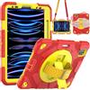 TECHGEAR Custodia SUPE per Apple iPad Air 11 4a/5a generazione (2022/2020) e iPad Pro 11 4a/3a generazione (2022/2021), robusta e resistente per bambini, ragazzi e ragazze, supporto, tracolla e tracolla