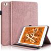 Vkooer Custodia per iPad Mini 5 Cover /iPad Mini 4, 7.9 Pollice Cover Custodia in PU Pelle a Portafoglio Flip Case, con Stand Funzione e Tasca, Auto Sveglia/Sonno per iPad Mini 1 2 3 4 5 Tavoletta,Oro rosa