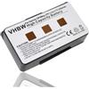 vhbw batteria compatibile con Garmin GPSMap 276c, 276, 378, 296, 478, 396, 376, 495, 376C, 278 navigatore GPS (2200mAh, 7,4V, Li-Ion)