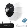 GODOX CS-65D Lanterna Softbox, 65cm Fotografico Soft Box | Montaggio e Smontaggio Rapido, Pieghevole, Bowens Mount per Studio Light SL60W SL100D SK400III-V MS200-V MS300-V DP400III-V
