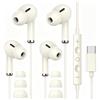 SGRLRT Cuffie USB C con filo per iPhone 17 16 15 Pro Max, 2 Pack Cuffie Tipo C con Microfono e telecomando, Hi-Fi Stereo Auricolari USB C In-Ear Cuffie per Galaxy S24 S23 S22 S21 Ultra, Pixel 8 9, Beige