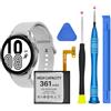 TQTHL - Batteria di ricambio EB BR890ABY, 361 mAh, per Samsung Galaxy, Watch 4 Classic, 46 mm, SM R890, SM R895, SM R895U, SM R890N