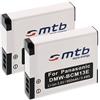 mtb more energy 2x Batteria DMW-BCM13 Compatibile con Panasonic Lumix DMC-FT5 / TZ55, TZ60, TZ61 / ZS35, ZS40... vedi descrizione!