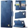 Sojlecyu Custodia a Libro Pelle per iPhone 16e Portacarte Magnete RFID, Blu | Blocco RFID, Portafoglio con Slot PortaCarte, Funzione Supporto Pieghevole, Protezione Antiurto TPU, Pelle PU Premium