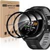 Bodyguard Pellicola protettiva in vetro temperato per Garmin Forerunner 965 | Pellicola protettiva per Forerunner 965, ultra HD, antigraffio, anti-impronte, senza bolle, copertura completa 3D, anti-shock