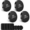 MENNYO Calamite per Cellulare Auto, Supporto Telefono Auto con Placche Metallo incollato al cruscotto | Wall Supporti cellulari Auto Compatibile con iPhone Samsung Galaxy/Note Huawei ECC.