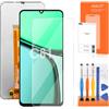 AGCUT Display LCD per Realme C61 4G/C63 4G RMX3939/RMX3930, Nero Incell | Schermo di Ricambio per Realme Note 60 2024 RMX3933 Display LCD, Touch Screen Assembly con Riparazione Kit