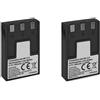 mtb more energy 2x Batterie NB-1L per Canon Ixus 200,200a, 300, 300a, 320, 330, 400, 430, 500, V, V2, V3