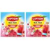 Lipton Pukka Ice Tea Ibisco Lampone Zero Zucchero, 10 Filtri (Confezione da 2)