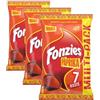 Fonzies Paprika, Croccantini di Mais Non fritti, Multipack (7 bustine da 23,5g), 164,5 g (Confezione da 3)