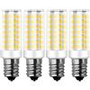 RANBOO E14 LED 9W equivalenti a 75W, Bianco Freddo 6000K 750LM, Non-Dimmerabile, AC 220-240V, 360 Gradi Angolo del Fascio, Mini Ceramica Lampadina, No sfarfallio, 4 Pezzi