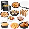 Aigostar Friggitrice ad aria intelligente 7L 1900W, con 12 Friggitrice ad aria accessori, Controllo WiFi/App, 7 Programmi, Schermo LED Touch, Cestello Rimovibile Antiaderente, Senza Olio, Senza BPA