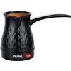 Baoblaze Caffettiera Elettrica Turca Con Manico Esteso 1.7L, Protezione Contro L'ebollizione a Secco, Bollitore per Caffè 220v, Dotata Di Una Piastra Riscaldante in Acciaio Inossidabile, Nero
