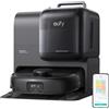 eufy Robot aspirapolvere Omni E28, pulitore profondo portatile, sistema HydroJet, aspirazione turbo da 20.000Pa, spazzole DuoSpiral, estensione CornerRover, stazione tutto-in-uno.