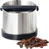Dulynva 700ml Coffee Knock Box Caffè in Acciaio Inossidabile Contenitore per il Prelievo dei Fondi di Caffè Recipiente Fondi Caffè con Barra per i Colpi Rimovibile e Base Antiscivolo per Bar,Uffici