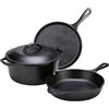 Lodge Set di pentole in ghisa da 4 pezzi