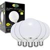 CLAR - Lampadina Led E27 Sfera Grande, Globo, E27 LED 6000K 20W (Pack 5)