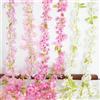 Minnhua 6PCS Fiori di Ciliegio Finti 1.8M Ghirlanda Fiori Artificiali Rosa Fiori di Ciliegio in Seta Appesi Ghirlanda di Vite per Decorazioni da Interno Esterno Casa Muro Matrimonio Festa(3 Colori）