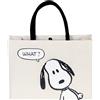 Kanguru Tote Bag Snoopy, Borsa Donna Shopper in Cotone con Manici e Tasca Interna, Design Firmato Peanuts - Perfetta per Shopping, Viaggio, Università, Pranzo - Elegante, Trendy, Chic e Resistente